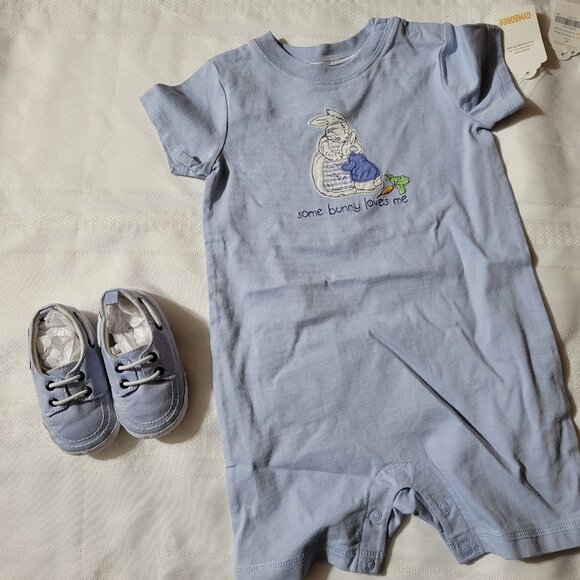 Gymboree Peter Rabbit NWT 18-24 month Romper, size 04 shoes are Used. Mixed Z31 - Picture 1 of 4